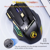 Wireless Ergonomics Metal Mouse